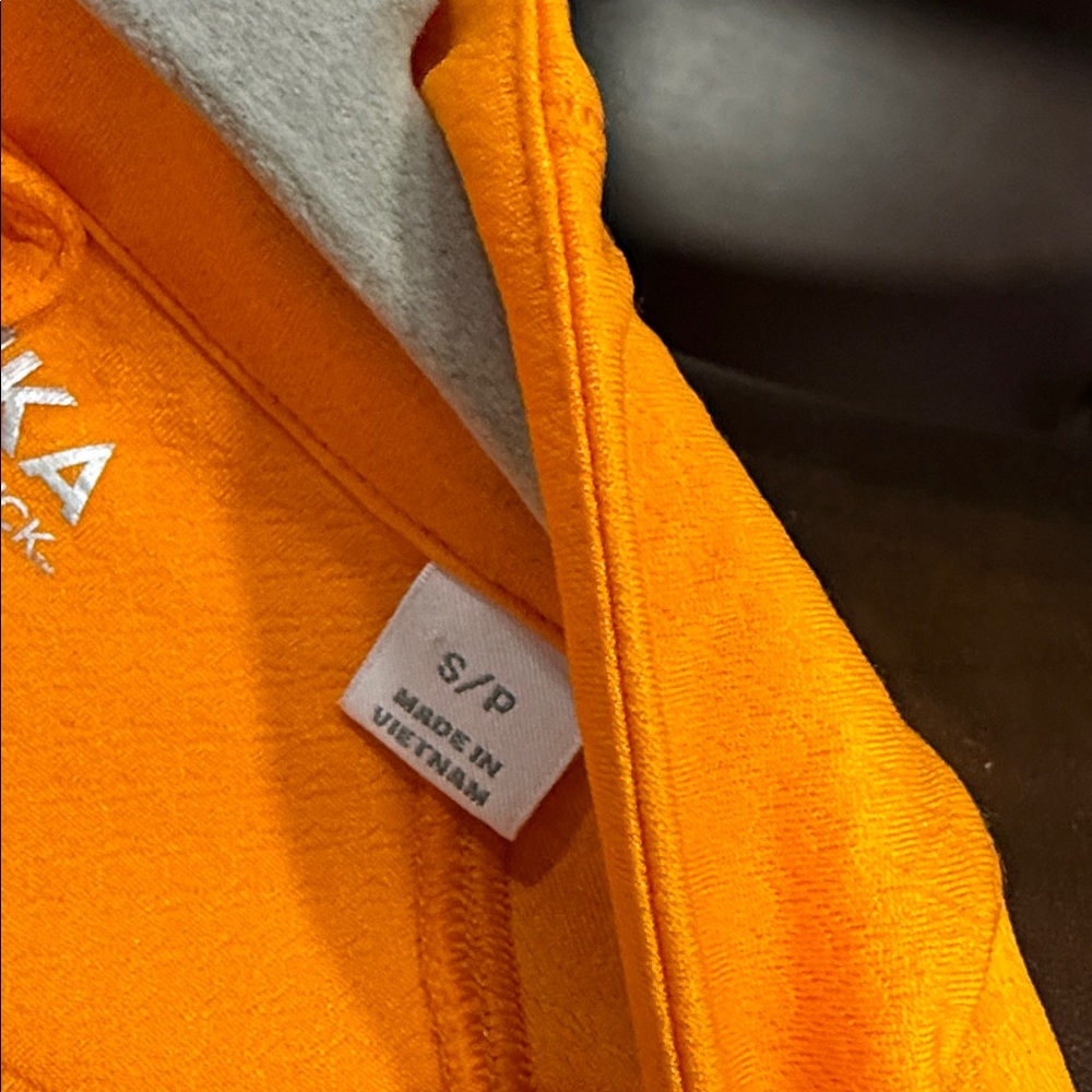 ANNIKA Cutter & Buck Women's Bright Orange Quarter-Zip Long Sleeve - Picture 9 of 9